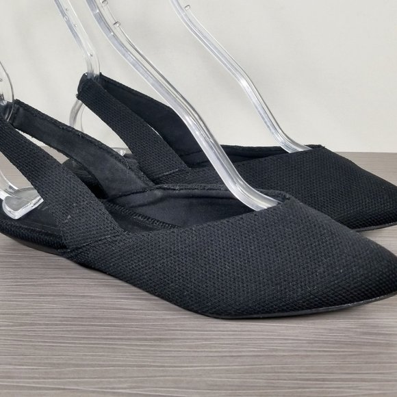 Anne Klein Olympia Sandal, Black Fabric, Womens Size 8.5 M - Picture 3 of 11